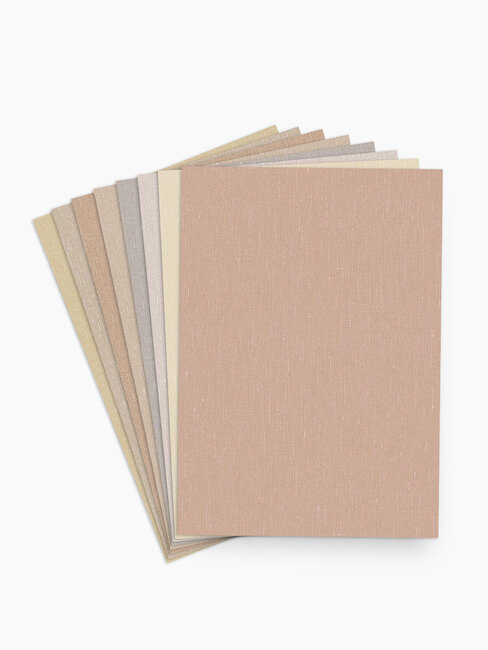 Linen röda toner A4