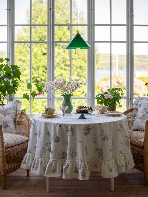 Ängsflora Rund Duk Volang