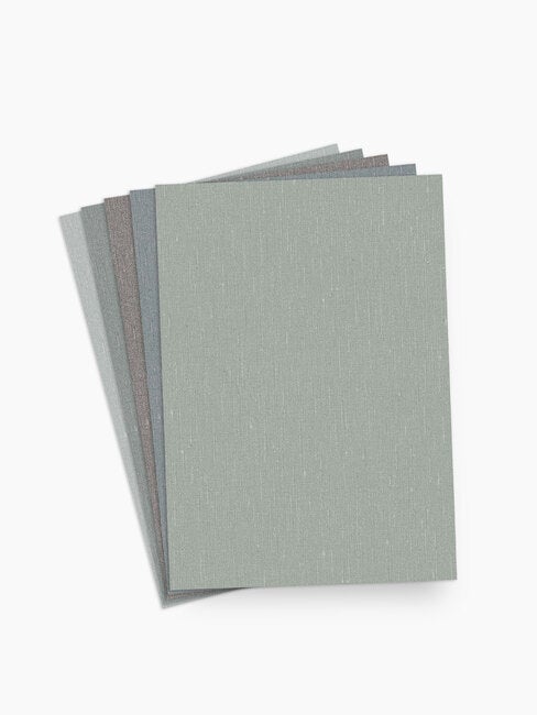 Linen blå toner A4