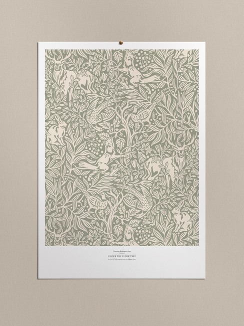 Poster Under the Elder Tree
