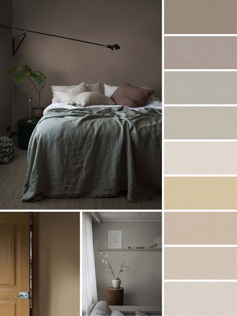 Linen mörka neutrala toner A4