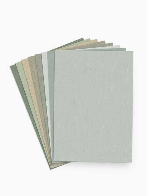 Linen gröna toner A4